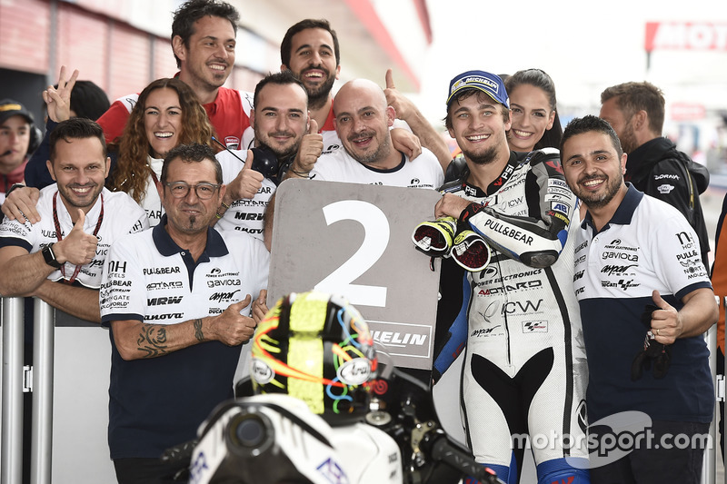 Second place Karel Abraham, Aspar Racing Team