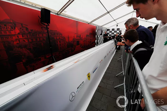 The F1 In Schools display