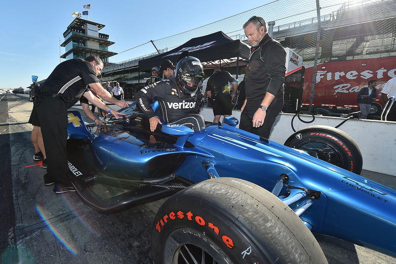 Juan Pablo Montoya im IndyCar für 2018 von Chevrolet