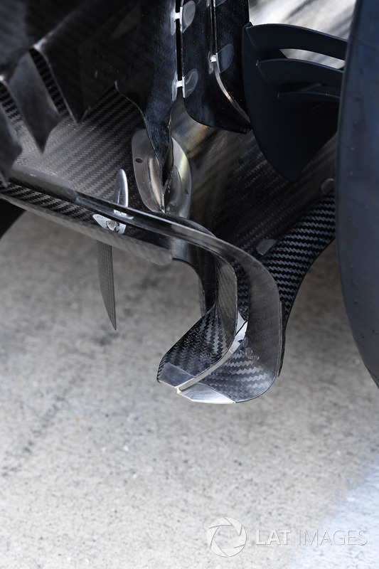 Mercedes AMG F1 F1 W08 diffuser detail