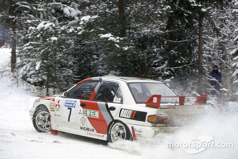 Tommi Makinen, Seppo Harjanne, Ralliart Mitsubishi Lancer Evo3