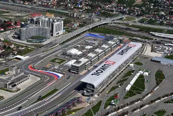 Vista aérea del circuito de Sochi