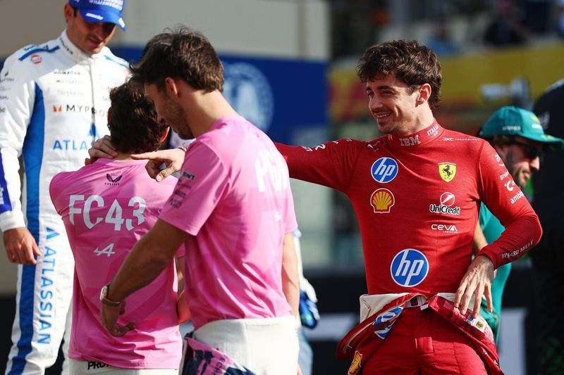 Charles Leclerc, Ferrari, Pierre Gasly, Alpine, Franco Colapinto