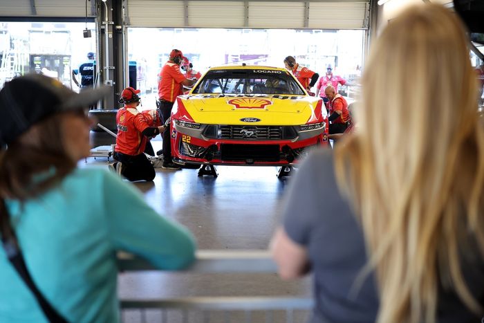 Fans in the garage area