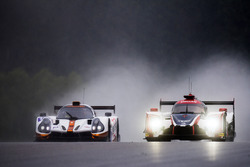#22 United Autosports Ligier JSP217 - Gibson: Philip Hanson, Felipe Albuquerque, #15 RLR Msport Ligier JS P3 - Nissan: John Farano, Job Van Uitert, Robert Garofall