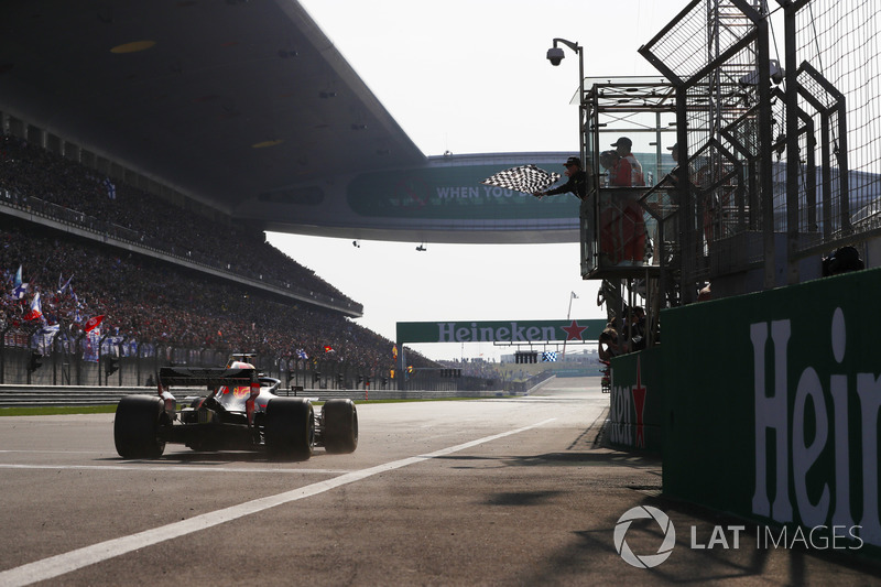 Victoria en China 2018 de Daniel Ricciardo, Red Bull Racing