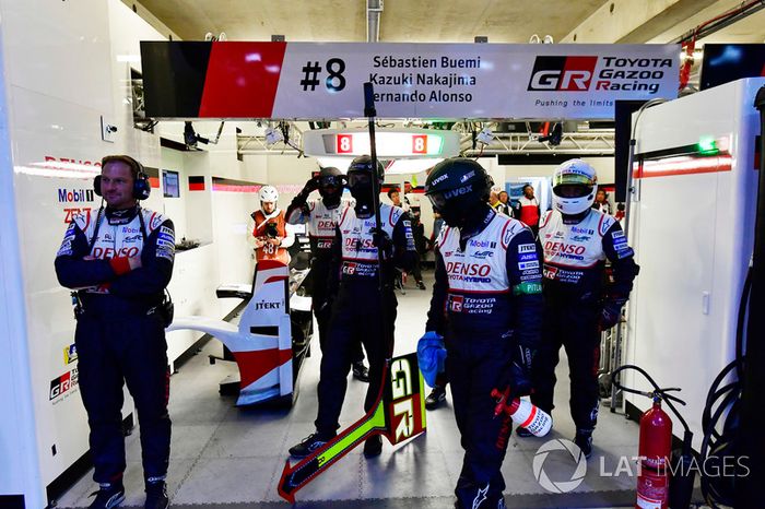 #8 Toyota Gazoo Racing Toyota TS050: Sébastien Buemi, Kazuki Nakajima, Fernando Alonso