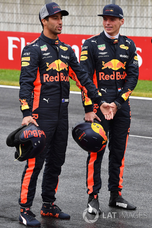 Daniel Ricciardo, Red Bull Racing and Max Verstappen, Red Bull Racing