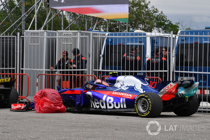 Gasly wasn’t too impressed with Grosjean