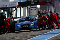 Pit stop Edoardo Mortara, Audi Sport Team Abt Sportsline, Audi RS 5 DTM.