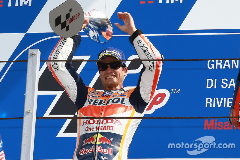 Race winner Dani Pedrosa, Repsol Honda Team