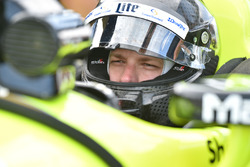 Brad Keselowski Equipo Penske, maneja IndyCar de Simon Pagenaud