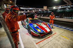 Pit stop for #51 AF Corse Ferrari 488 GTE: Gianmaria Bruni, James Calado, Alessandro Pier Guidi