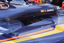 Detalle del auto de Carlos Sainz Jr., Scuderia Toro Rosso STR11