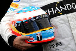 Helmet of Fernando Alonso, McLaren