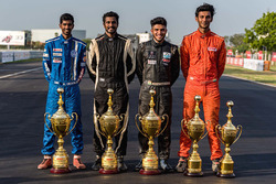 Championship winners: Keith Desouza, Arjun Narendran, Vikash Anand, Raghul Rangasamy
