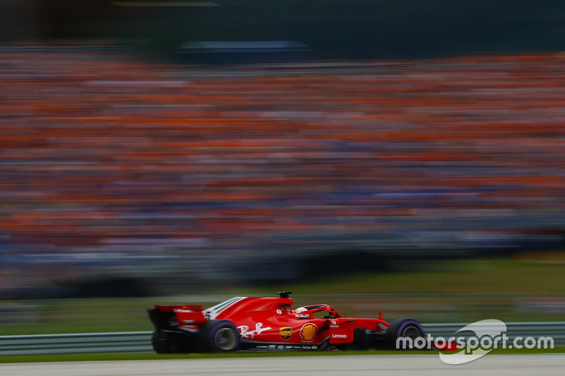Sebastian Vettel fechou o pódio na Áustria