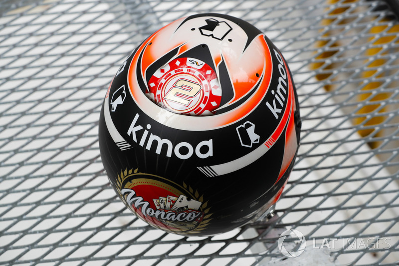 Stoffel Vandoorne, McLaren, kask detayı