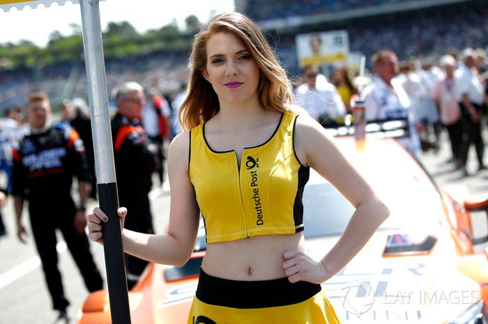 Grid girl of Lucas Auer, Mercedes-AMG Team HWA