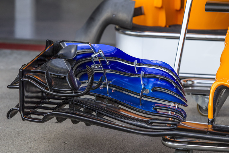 McLaren MCL33 front wing detail