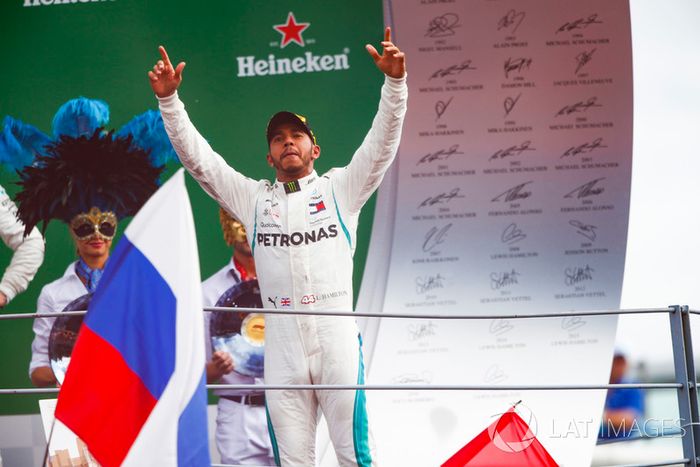 2º Lewis Hamilton: 128 podios