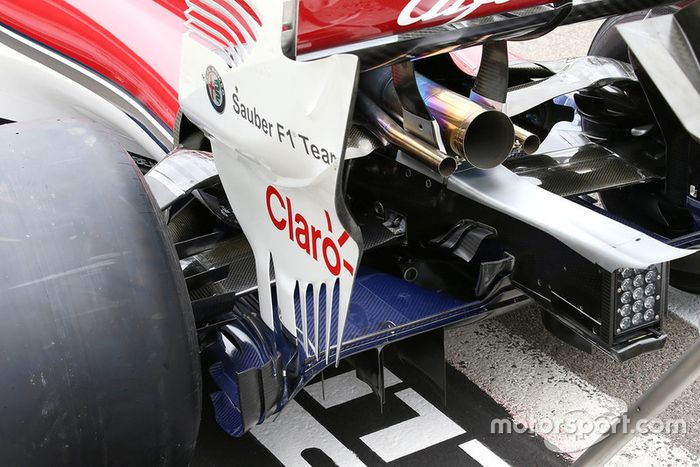 Trasera del Sauber C37