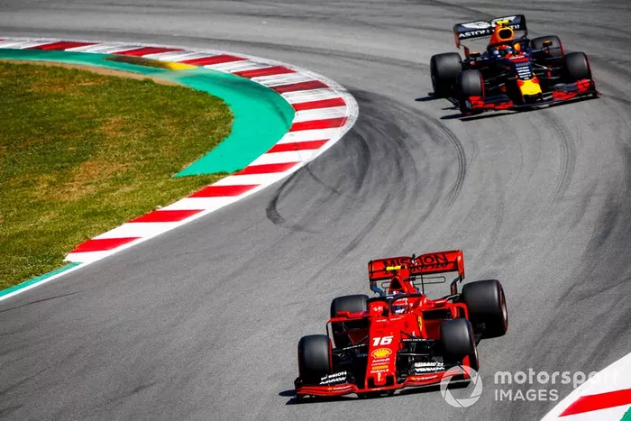 Charles Leclerc, Ferrari SF90, Pierre Gasly, Red Bull Racing RB15