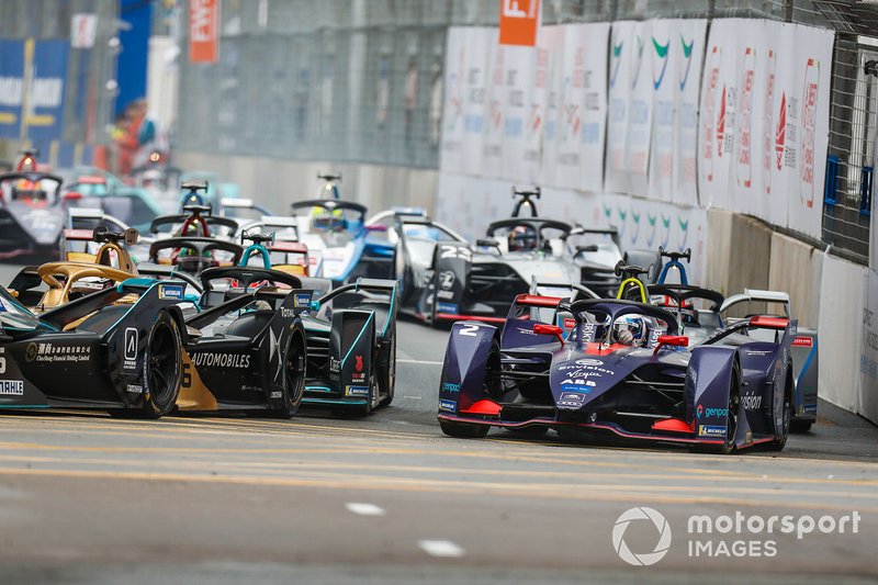 Sam Bird, Envision Virgin Racing, Audi e-tron FE05 reta a Andre Lotterer, DS TECHEETAH, DS E-Tense FE19