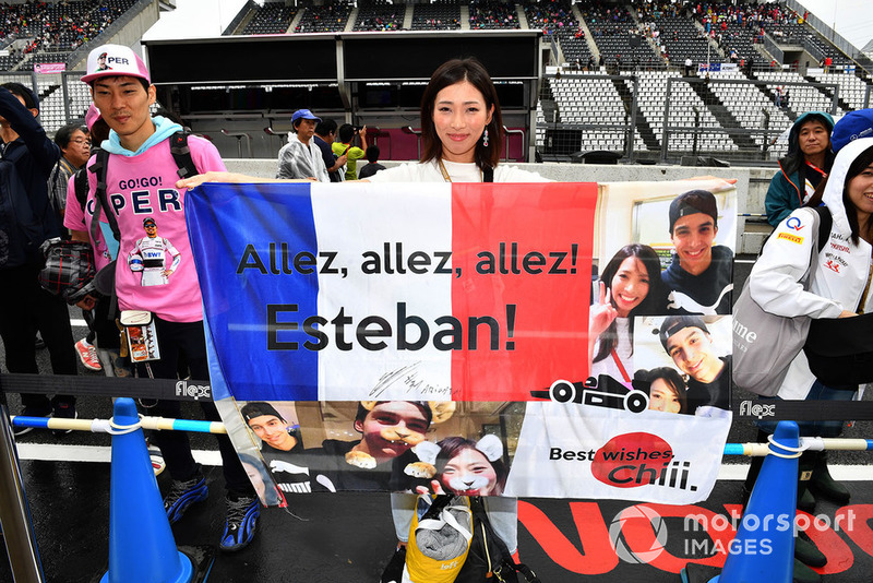 Esteban Ocon, Racing Point Force India F1 Team taraftarları