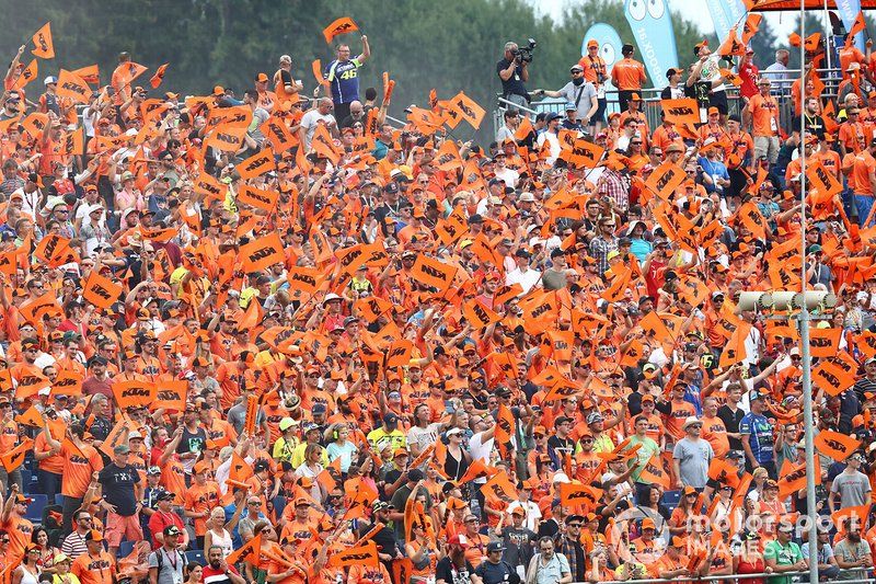 Fans en el GP de Austria de MotoGP