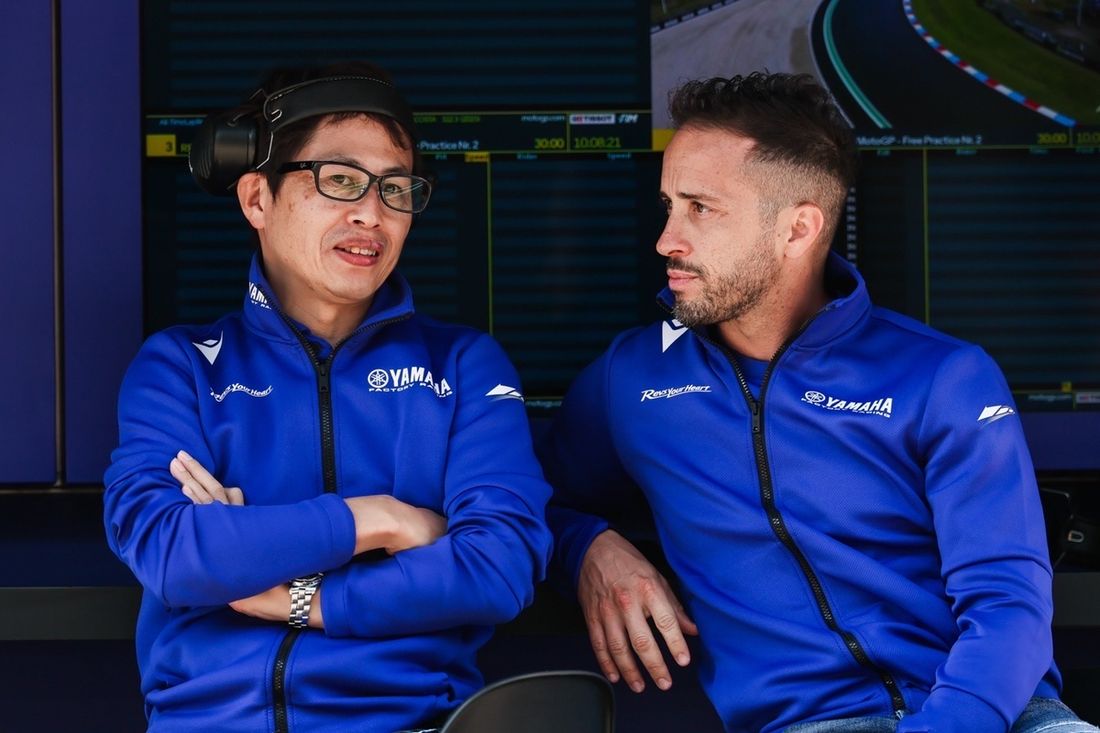  Andrea Dovizioso, zawodnik testowy Yamaha Racing 