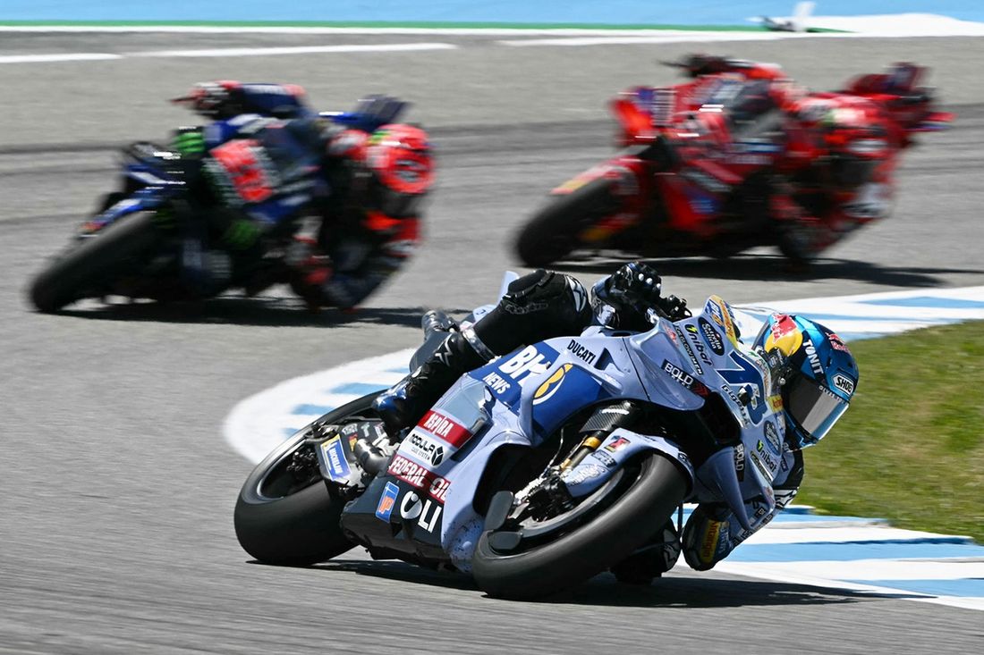 Francesco Bagnaia, Equipo Ducati, Alex Márquez, Gresini Racing, Fabio Quartararo, Yamaha Factory Racing