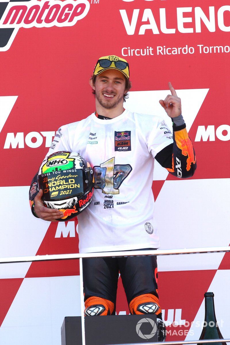Campeón Mundial 2021 Remy Gardner, Red Bull KTM Ajo