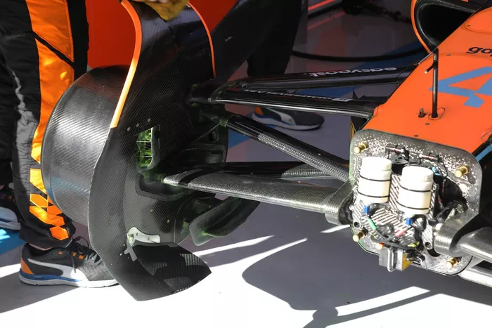 McLaren MCL36 rear detail