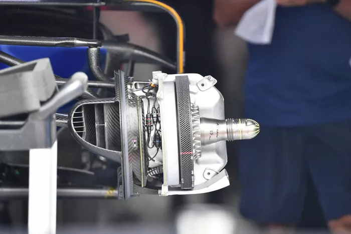 Williams FW43B front brake detail