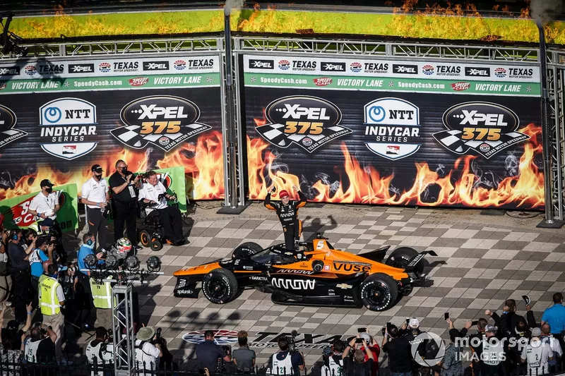 Ganador Patricio O'Ward, Arrow McLaren SP Chevrolet