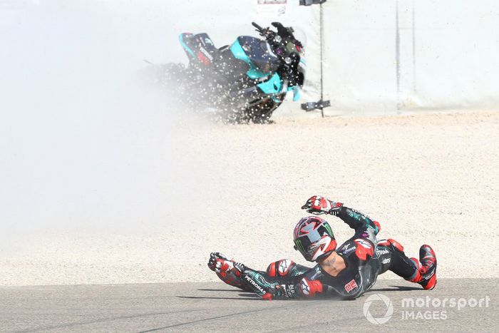 Caída de Fabio Quartararo, Petronas Yamaha SRT