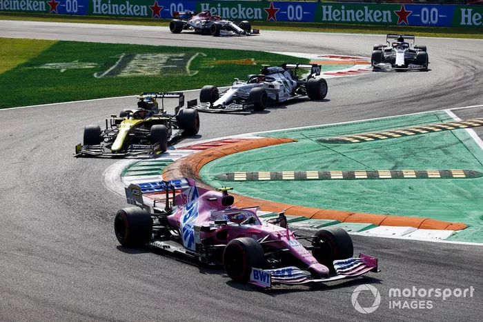 Lance Stroll, Racing Point RP20, Esteban Ocon, Renault F1 Team R.S.20, Pierre Gasly, AlphaTauri AT01