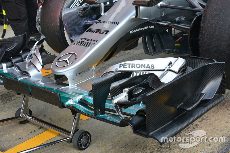 Detail Frontnase, Mercedes AMG F1 Team W07