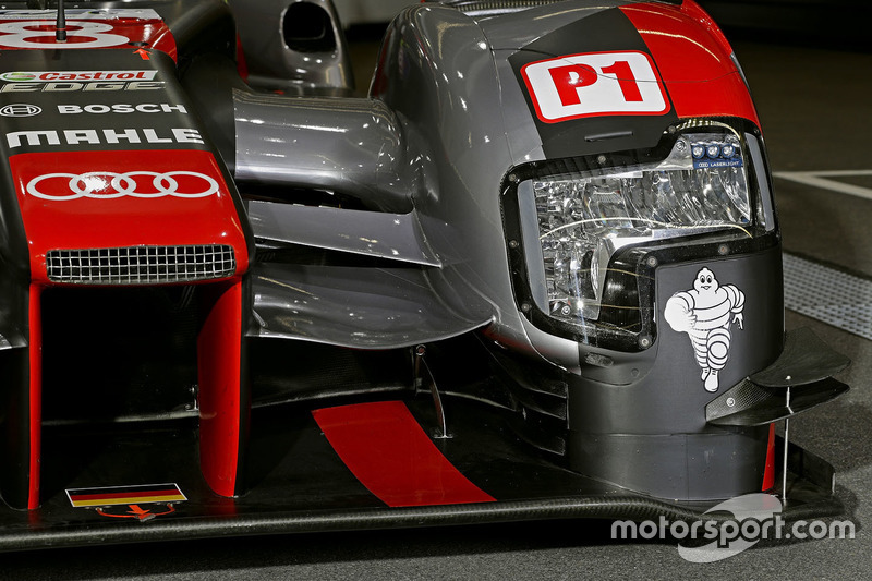 #8 Audi Sport Team Joest Audi R18 detalle del frente