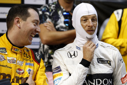Kyle Busch y Jenson Button