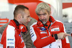 Крістіан Габарріні, керівник команди Ducati Team, Джіджі Далл'Інья, генеральний директор Ducati Team