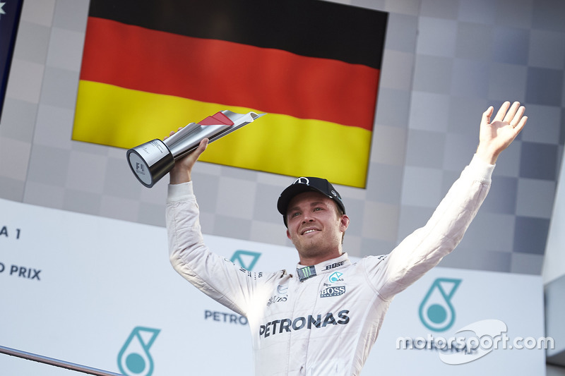 Nico Rosberg, podio 50 de Mercedes AMG en F1 - Malasia 2016