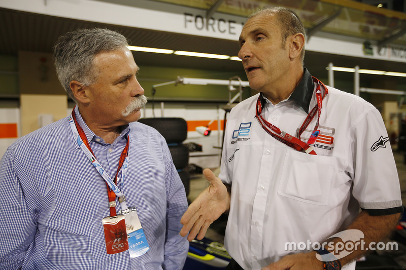 Chase Carey, Liberty Media, met Bruno Michel, GP2 Series