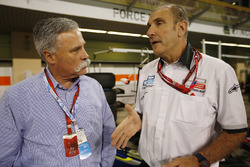 Chase Carey, Liberty Media, con Bruno Michel, GP2 Series