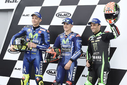 Кваліфікаційна трійка: володар поулу Маверік Віньялес, Yamaha Factory Racing, друге місце Валентино