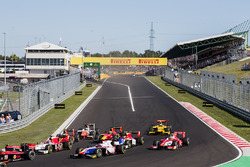 Ralph Boschung, Campos Racing, Santino Ferrucci, Trident, Charles Leclerc, PREMA Powerteam au départ
