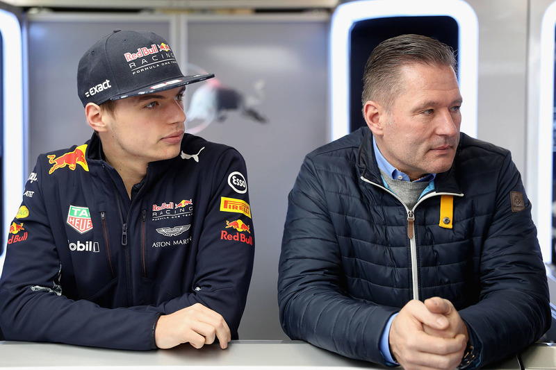 Max Verstappen, Red Bull Racing, mit Jos Verstappen