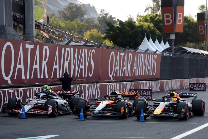 Oscar Piastri, McLaren, Max Verstappen, Red Bull Racing, Oliver Bearman, Haas F1 Team