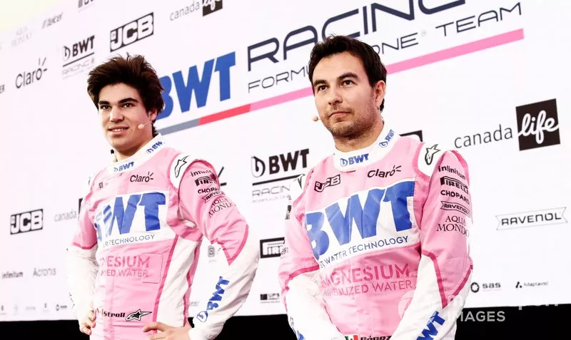 Sergio Pérez, Racing Point y Lance Stroll, Racing Point